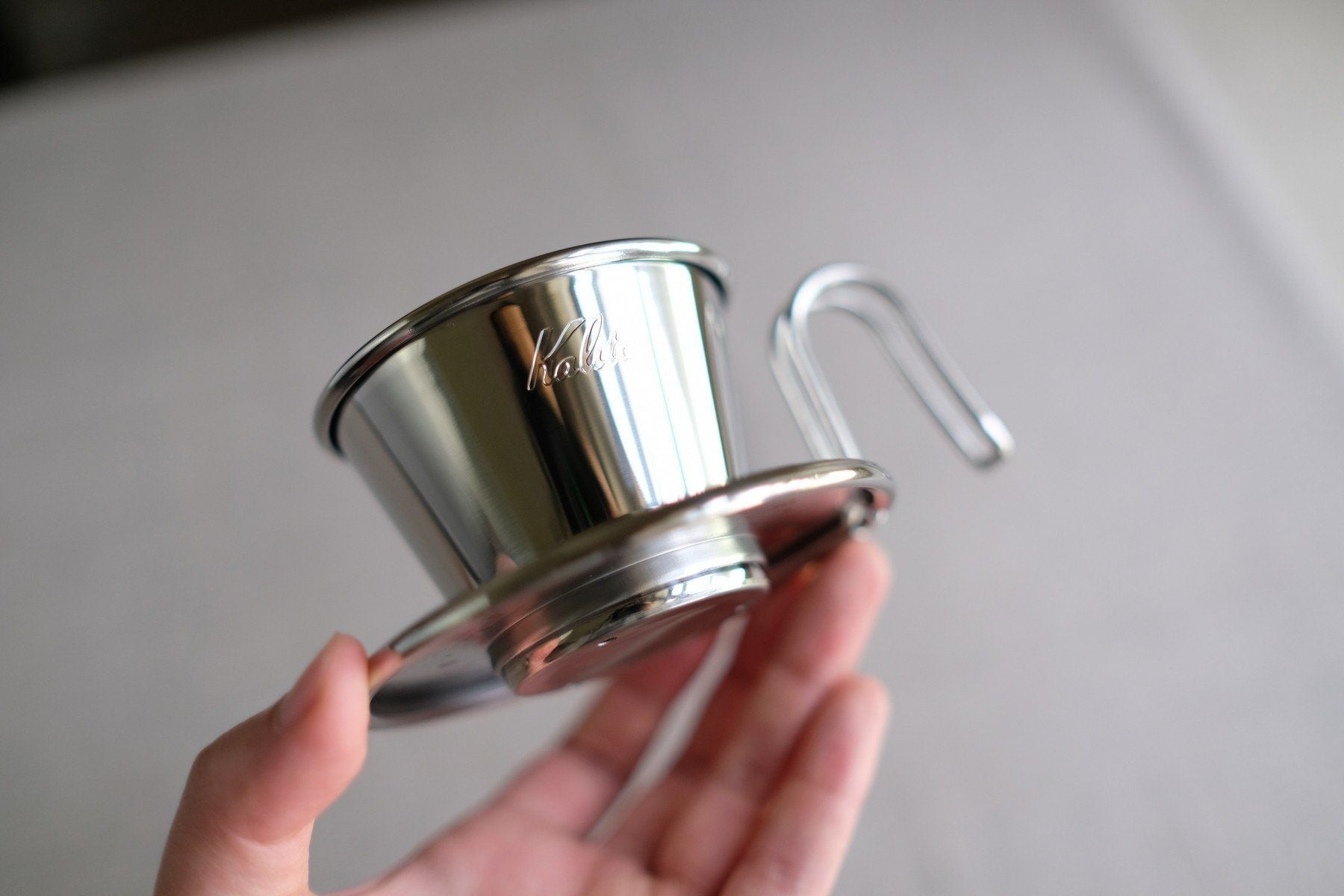 Kalita Wave Tsubame 155 Stainless Dripper Kalita