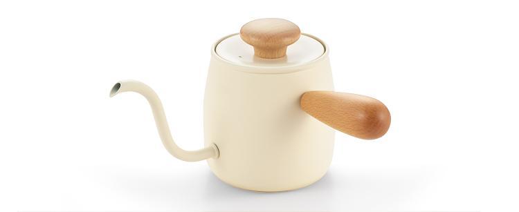 Miyaco Single Drip Kettle Kettle Miyaco Matt Blanc (White)