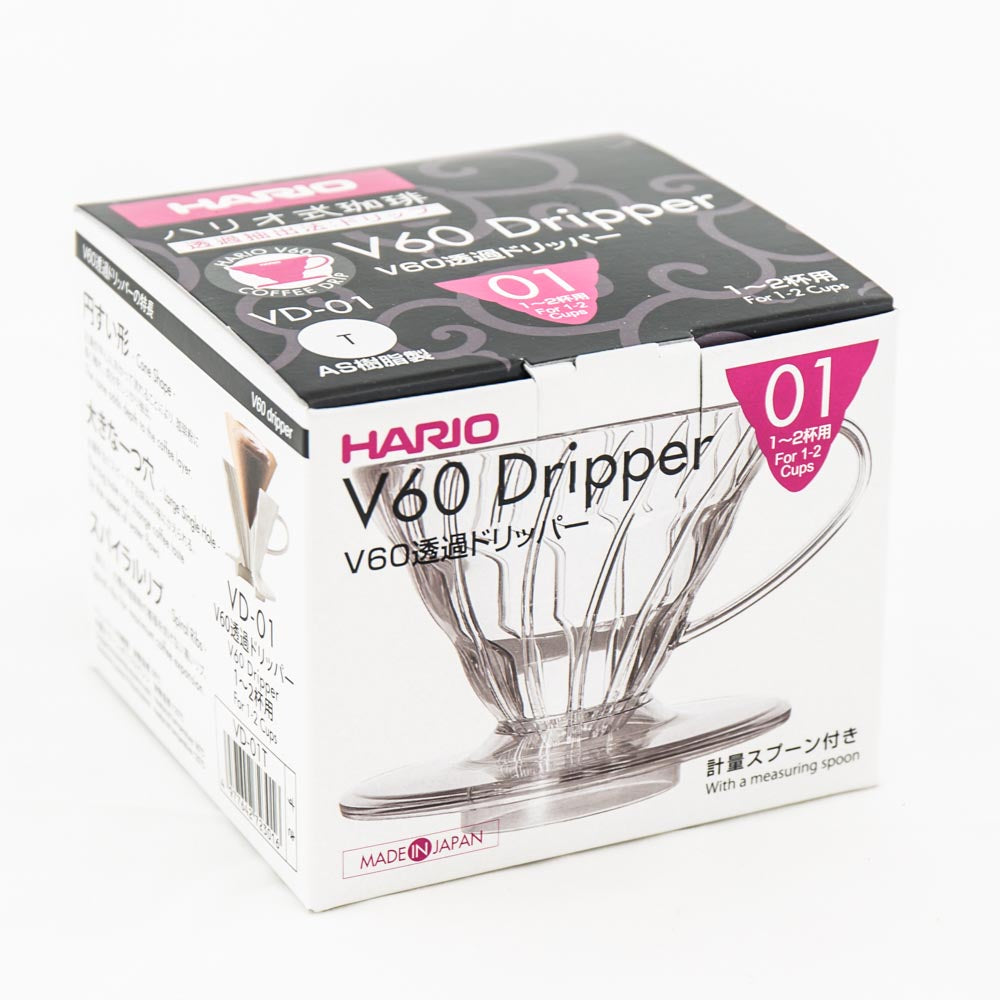 Hario V60 Dripper 01 Plastic Clear